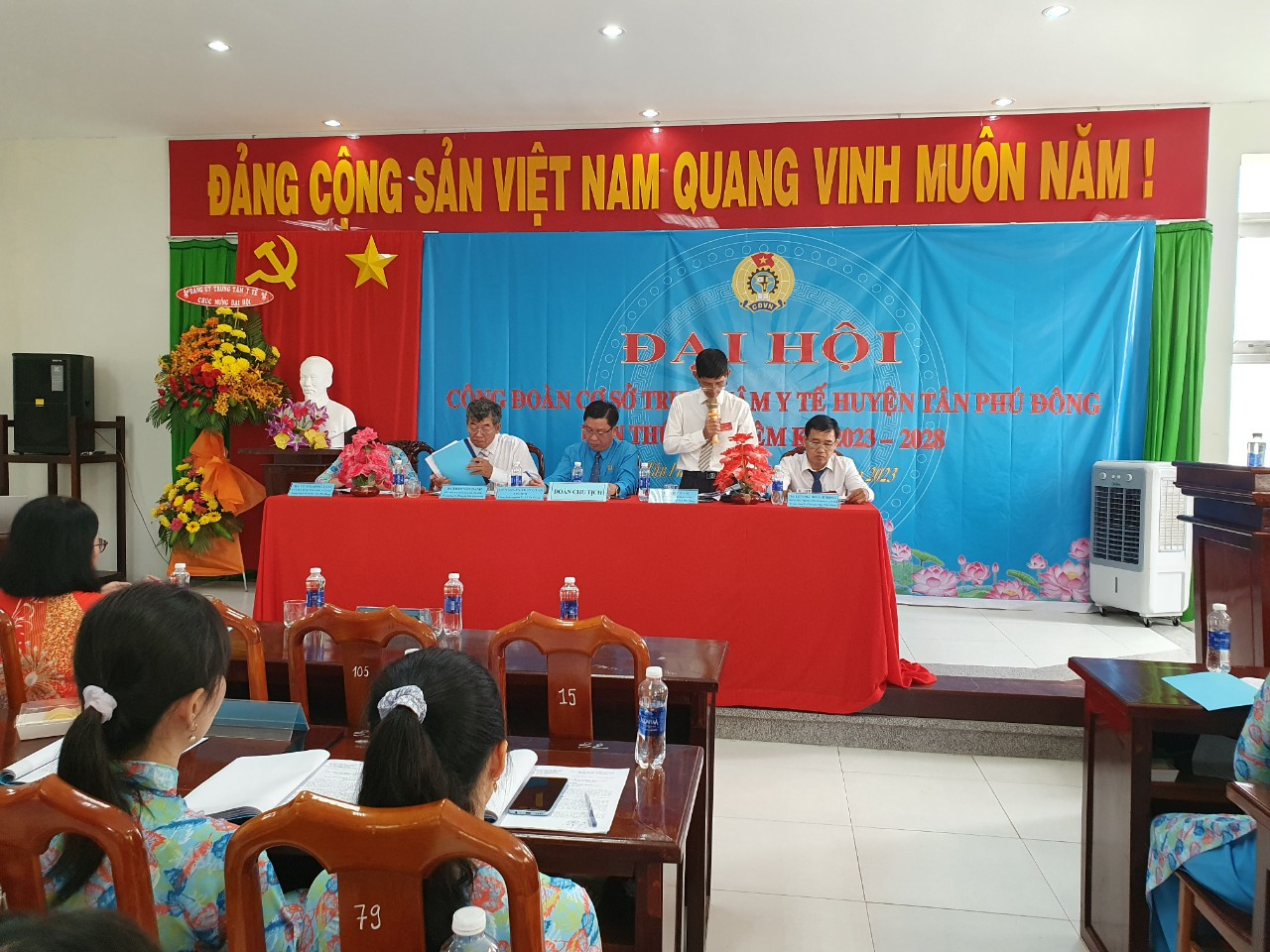 Tổ chức thành công Đại hội Công đoàn Trung tâm Y tế huyện Tân Phú Đông lần thứ IV, Nhiệm kỳ 2023 - 2028
