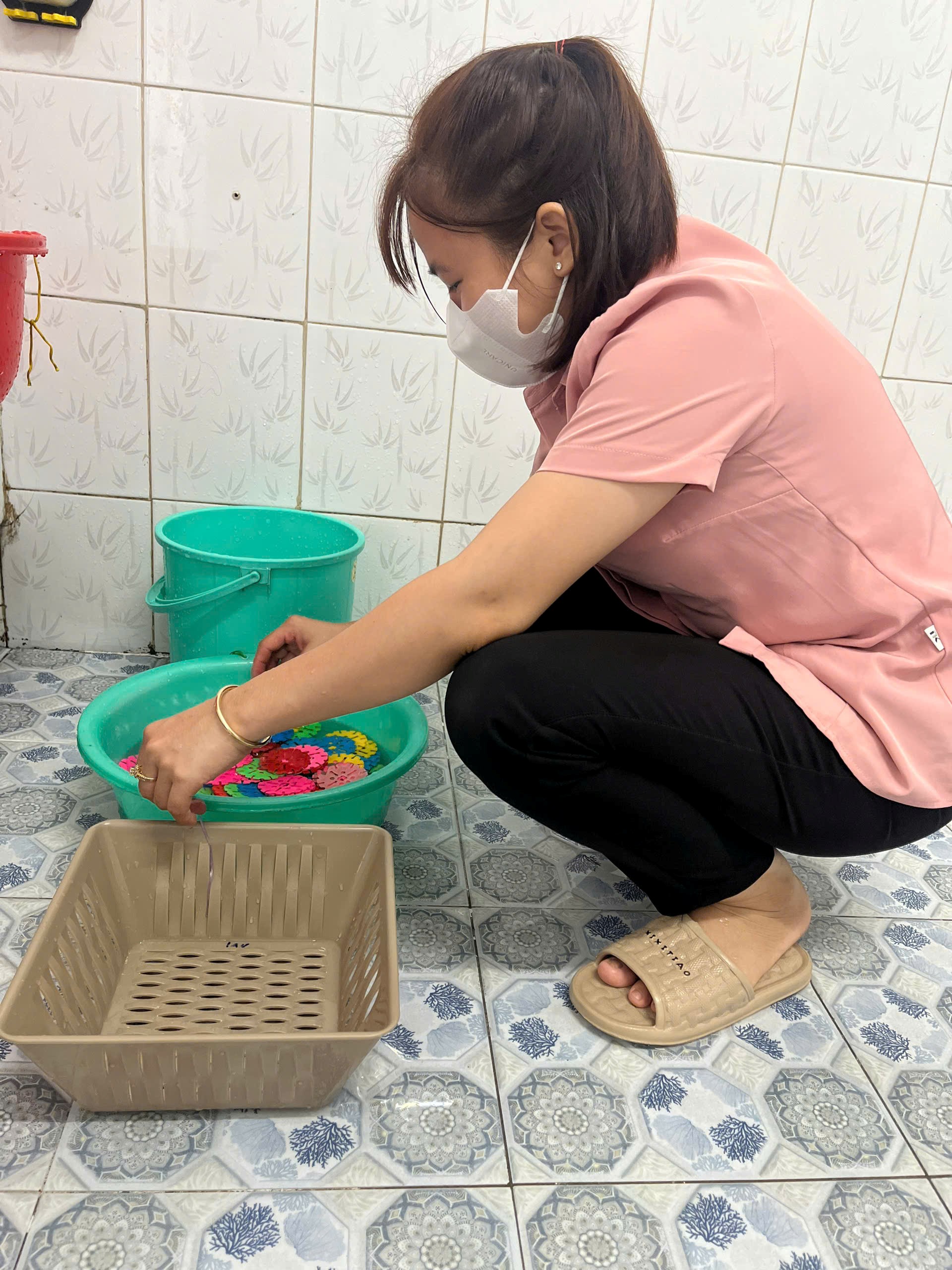 Tân Phú Đông thực hiện công tác phòng, chống bệnh tay chân miệng tại các trường Mầm non