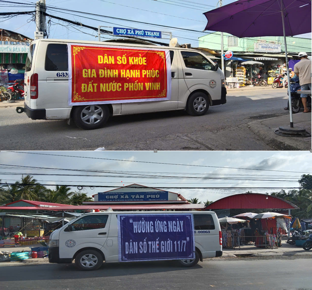 Tuyên truyền tổ chức các hoạt động hưởng ứng kỷ niệm ngày Dân số thế giới 11/07/2025