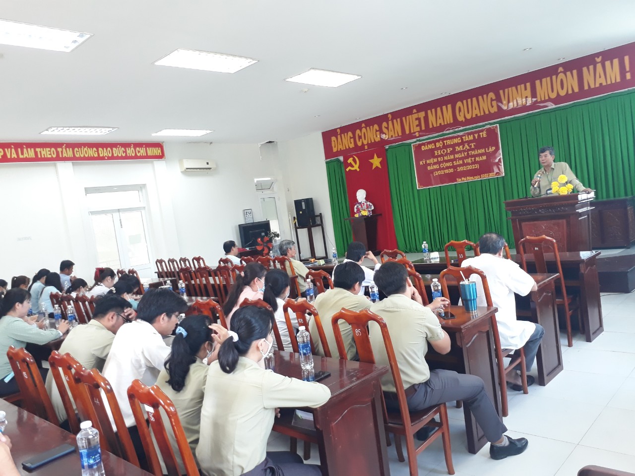 Đảng ủy Trung tâm Y tế huyện Tân Phú Đông họp mặt Kỷ niệm 93 năm Ngày thành lập Đảng Cộng sản Việt Nam (03/02/1930 – 03/02/2023).